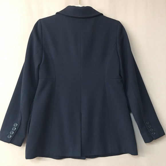 Gap women’s Navy Pea coat Sz S - Picture 2 of 11